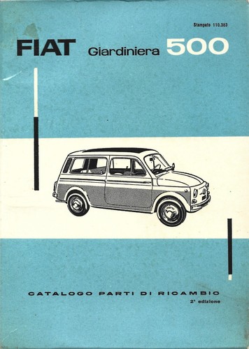 Fiat giardiniera 500 tipo - fiat, 120