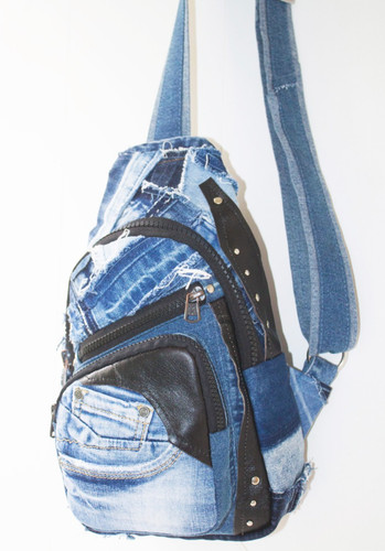 Zaino petto singolo - , denim