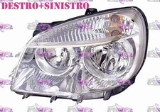 COPPIA FARI FANALE PROIETTORE DX+SX H7-H1 CON MOTORE ELETT FIAT DOBLO 05>09