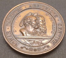 CB- MEDAGLIA PIO IX 1867 MARTIRIO SS. PIETRO E PAOLO - VOIGT - GTTS114