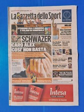 GAZZETTA DELLO SPORT 9 AGOSTO 2012 SCHWAZER-OLIMPIADE LONDRA-USAIN BOLT-CASSANO