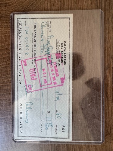 Vintage 1985 signed bank - vintage,