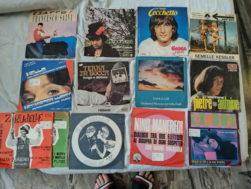 Lotto dischi vinile giri - 13,