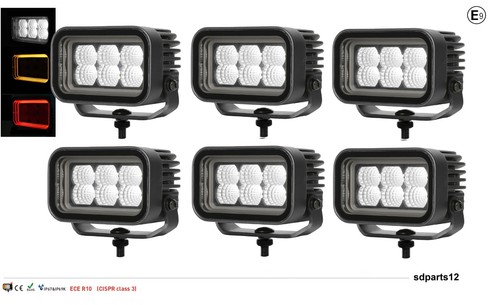 Faro lavoro led 40w 12v - 6,