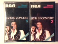 ELVIS PRESLEY In concert 2mc cassette k7 ITALY RARISSIMA COME NUOVA LIKE NEW!!!
