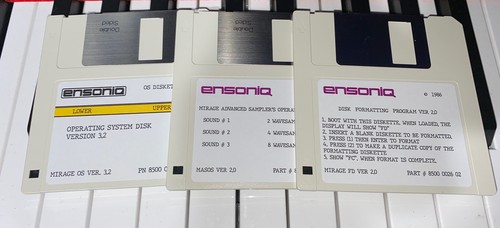 Ensoniq mirage set dischi - ensoniq,