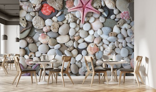 Carta parati stone - carta, shell