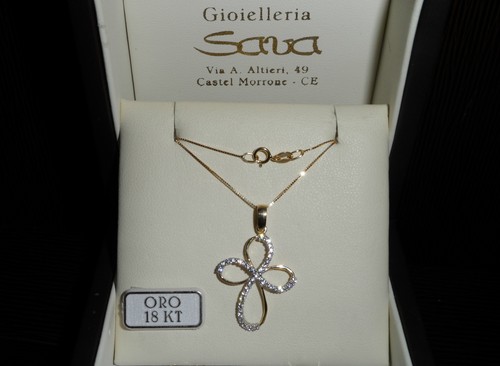 Collana oro giallo 750 - 18, e
