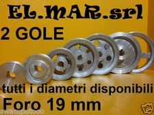 Puleggia Foro 19 mm 2 gole