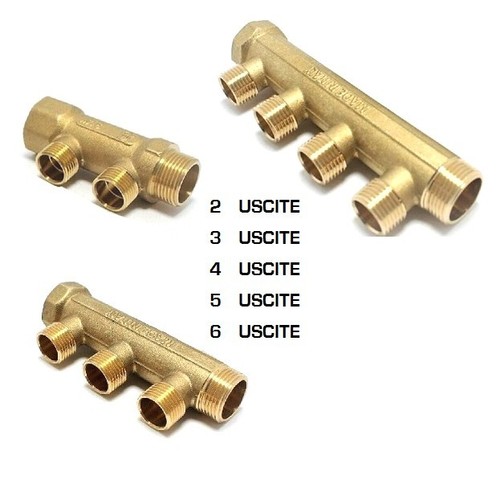 Collettore lineare ottone - , mf
