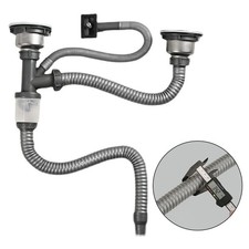 Scarico lavabo doppio canale