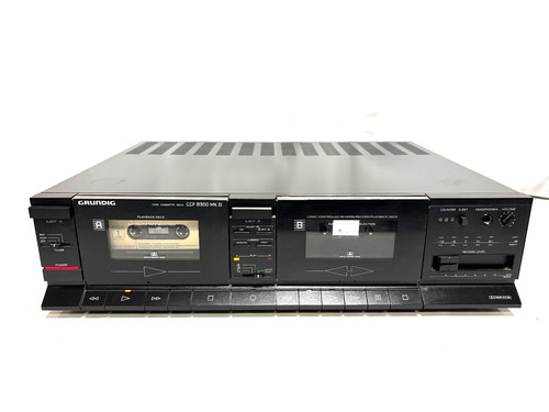 Grundig double cassette - grundig, deck