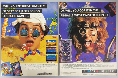 Sega aquatic games james pond - sega,