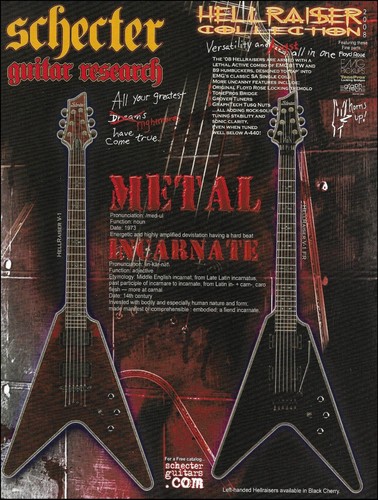 2008 schecter guitar research - guitar,
