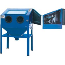 Large pneumatic sandblasting