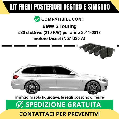 Pastiglie freno posteriori - freno, bmw