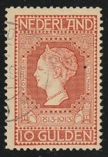 OLANDA MICHEL 92B, 10 FIORINI, STELLA FIRMATA, LUSSO!