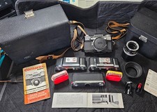 Zeiss Ikon Contarex Super fotocamera+ obiettivi 50 mm e 135 mm+borse e accessori