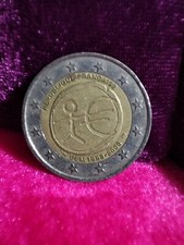 MONETA da due 2 euro Repubblica Italiana con omino stilizzato UEM 1999-2009 RARA