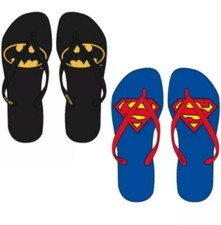 BATMAN SUPERMAN Sandali Da Spiaggia Per Bambini Taglia 28-37