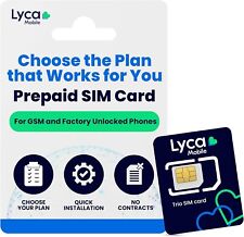 Scheda SIM Lycamobile 3 in 1