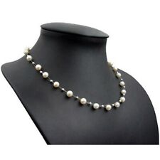 Collana Di Perle Vera, Crema-Bianco, Gioielli Da Sposa Per Donne