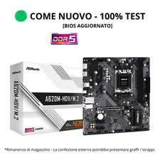 🟢 Scheda Madre ASRock A620M‑HDV/M.2+ AM5 AMD Serie 7/8/9000 DDR5 BIOS Aggiornat