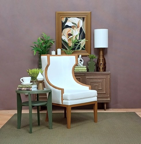 Sedia bianca soggiorno - 🪴sedia,