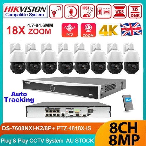 Hikvision 8ch nvr 8mp - nvr, 4k