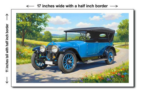 1917 locomobile poster 11x17 - locomobile,