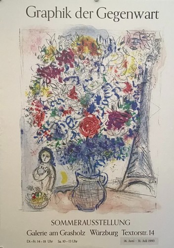 Poster originale chagall - poster, 1993