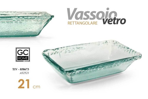 Piatto vassoio vetro - vassoio,