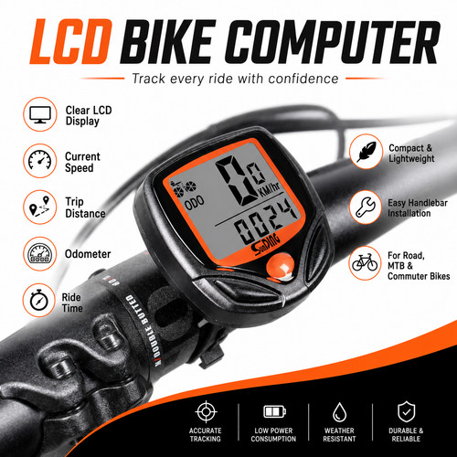 Premium lcd digitale - digitale, bici