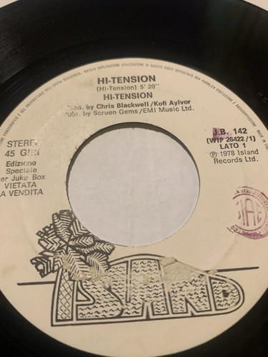 Tension johnny - hi-tension, hi-tension/johnny