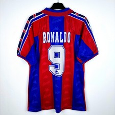 Maglia maglia calcio Barcellona 1995-1997 Kappa Home Ronaldo SUBLIMATA