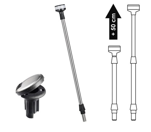 Asta led 360 telescopica - led, 360°