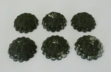 ?SEI ANTICHI STAMPI PER DOLCI ART NOUVEAU LIBERTY EPOCA 1910 IN FERRO - M-837-