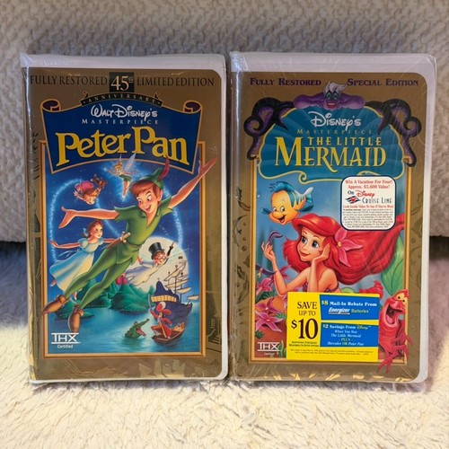 Lot sealed disney vhs - disney,