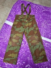 Pantalone salopette mimetici  con rinforzi per paracadutisti anni 50/60