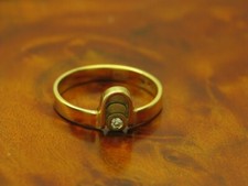 18kt 750 Oro Giallo Anello Con