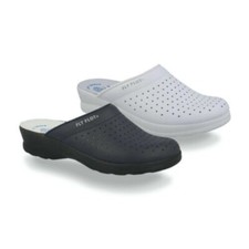 FLY FLOT CIABATTE SANITARIE DONNA ANTI SHOCK ANATOMICHE BIANCO BLU