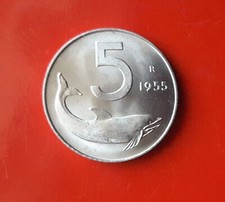Lire 1955 errore due - 5,