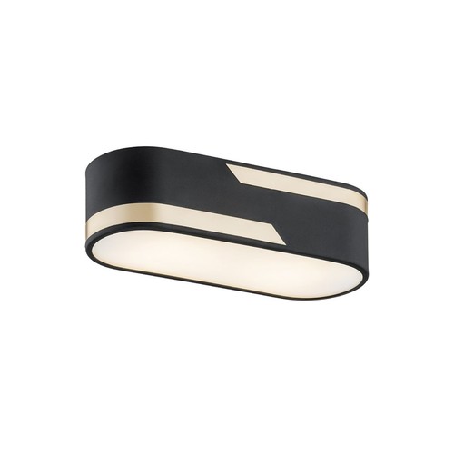Plafoniera moderna bianco nero
