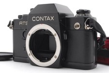 Funziona 【QUASI COME NUOVA】 CONTAX RTS II Quarzo 35mm SLR Pellicola Corpo Nero dal GIAPPONE