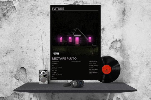 Copertina album stile futuro