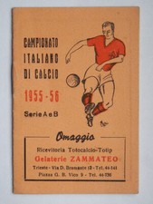 CALCIO 1955 1956 CALENDARIO