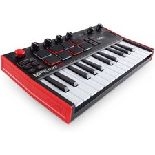 AKAI MPK mini Play MK3 Tastiera Midi Usb 8 Pad Knob 128 Suoni e cassa integrata 