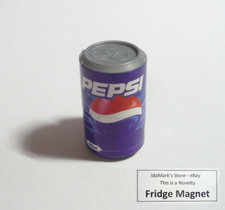 Lattina PEPSI Edizione Limitata MAGNETE FRIGO Novità 1,5" Alto Pepsico Cola Blu Carino