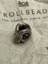 Beads Trollbeads 100% originale - Ariete Volitivo -Argento (beads ritirato)