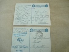 2 FRANCHIGIE 1942 "GUARDIA ALLA FRONTIERA-SETTORE 7/B"  CLAVIERE-PINEROLO